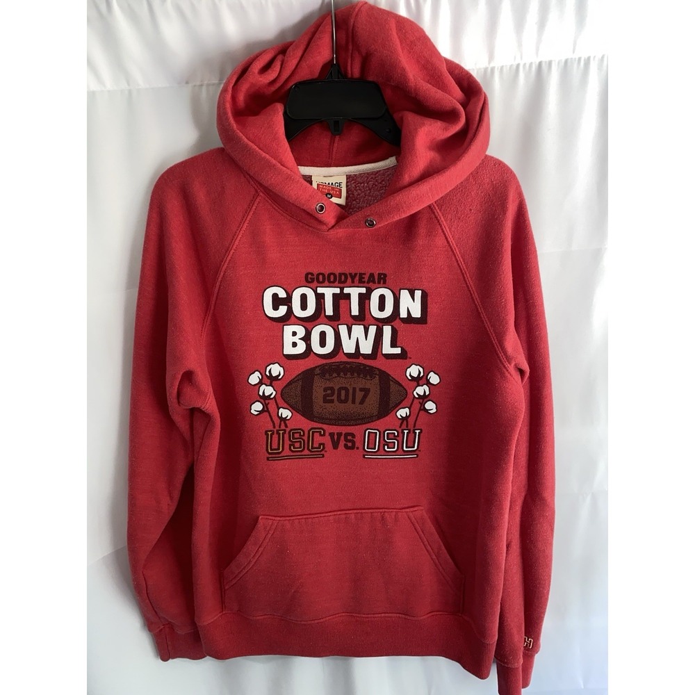 Homage Ohio State Buckeyes USC Cotton Bowl 2017‎ Hoodie Hooded Sweatshirt Medium